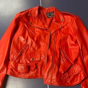 Tannery West Red Leather Jacket